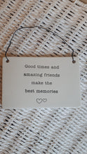 Load image into Gallery viewer, Hanging ceramic friendship plaques - Various
