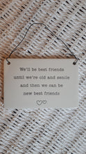 Load image into Gallery viewer, Hanging ceramic friendship plaques - Various
