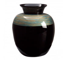 Load image into Gallery viewer, Black Bamboo Vase
