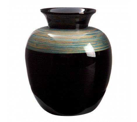 Black Bamboo Vase