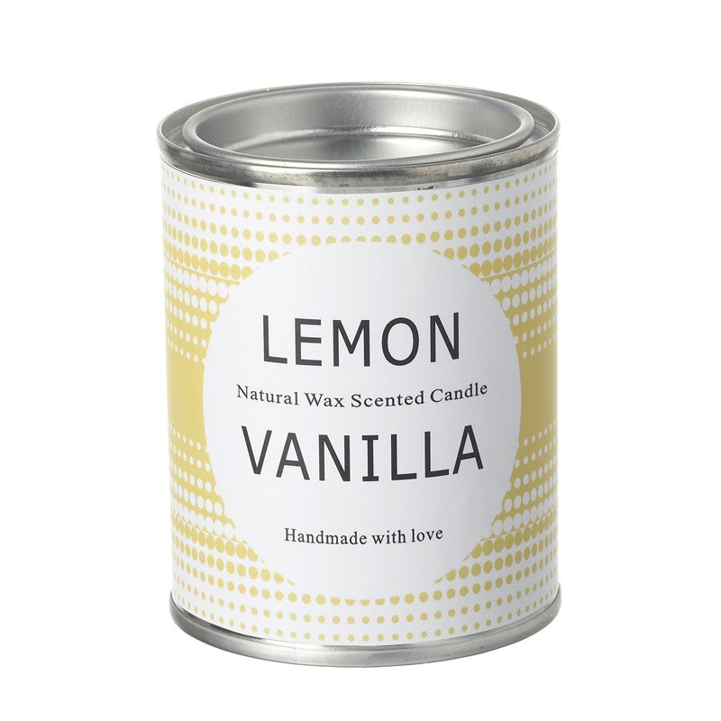 Lemon & Vanilla Scented Candle