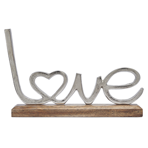 Large Metal Love Sign