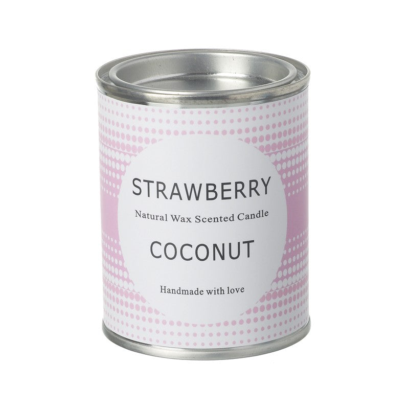 Strawberry & Coconut Scented Candle